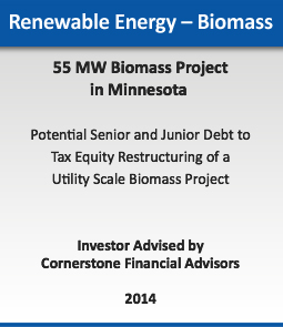 Renewable Energy - Biomass :: 55 MW Biomass Project in Minnesota