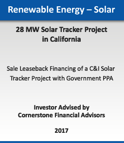 Renewable Energy - Wind :: 28 MW Solar Tracker Project in California