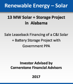 Renewable Energy - Solar :: 13 MW Solar + Storage Project in Alabama