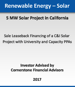 Renewable Energy - Solar :: 5 MW Solar Project in California