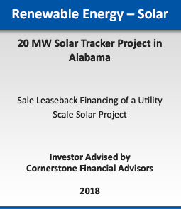 Renewable Energy - Wind :: 720 MW Wind Portfolio Sale