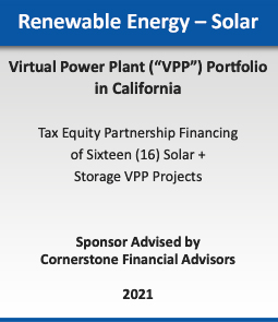 Renewable Energy - Wind :: 720 MW Wind Portfolio Sale