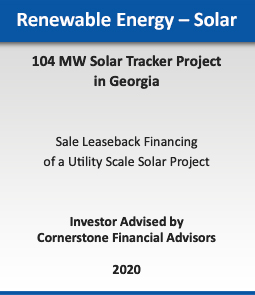 Renewable Energy - Wind :: 720 MW Wind Portfolio Sale