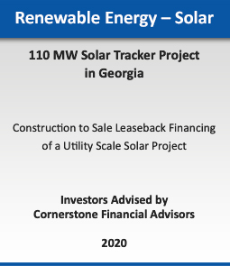 Renewable Energy - Wind :: 720 MW Wind Portfolio Sale