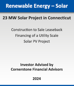 Renewable Energy - Wind :: 720 MW Wind Portfolio Sale
