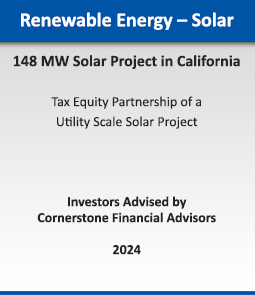 Renewable Energy - Wind :: 720 MW Wind Portfolio Sale