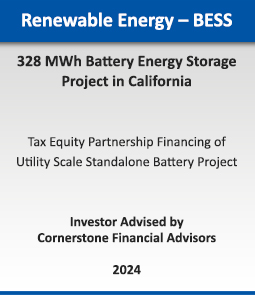 Renewable Energy - Wind :: 720 MW Wind Portfolio Sale