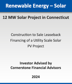 Renewable Energy - Wind :: 720 MW Wind Portfolio Sale