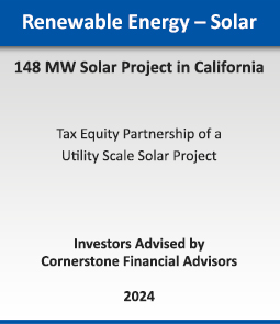 Renewable Energy - Wind :: 720 MW Wind Portfolio Sale